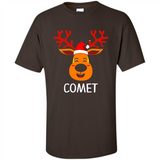 Comet Santa Claus Funny Xmas Holiday T-Shirt - Shirt