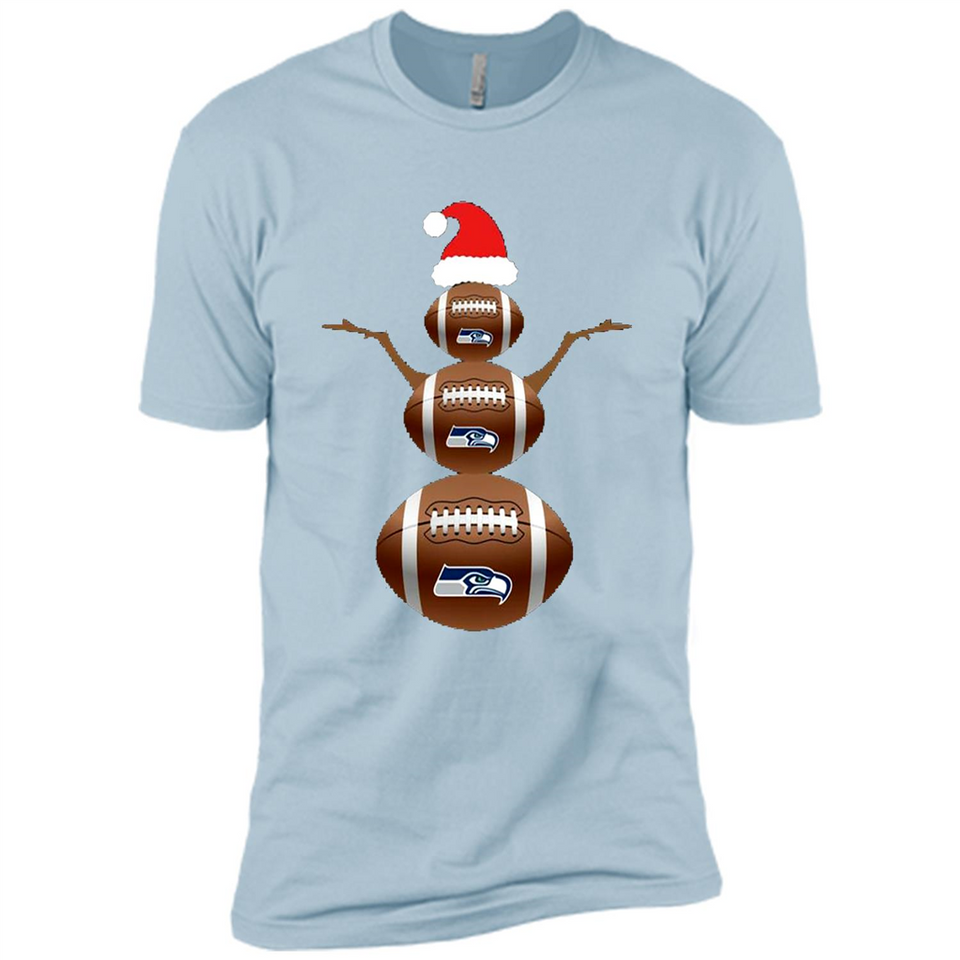 Seattle Seahawks NFL Dabbing Snowman Xmas