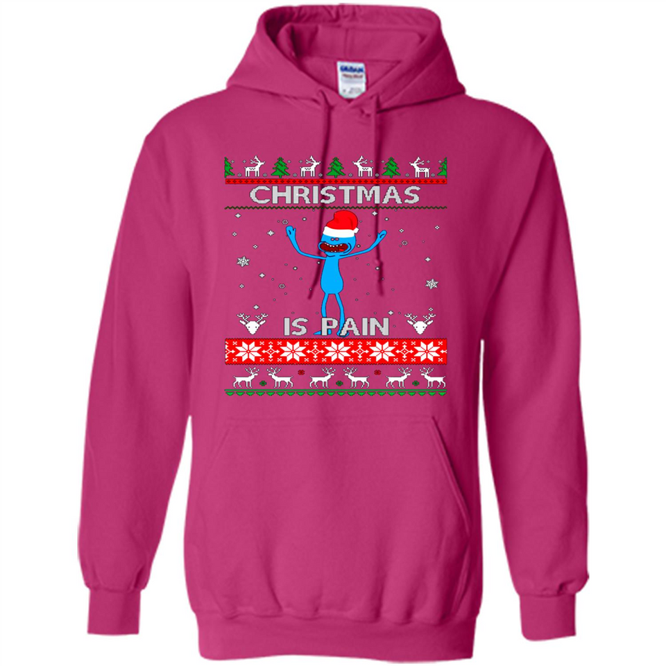 Mr Meeseeks Christmas Is Pain – Rick and Morty Christmas Sweater PINGPONG