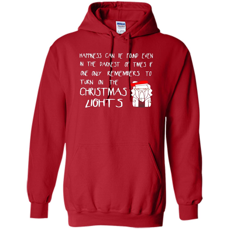 Christmas Ugly Sweater Christmas Lights - Hoodie
