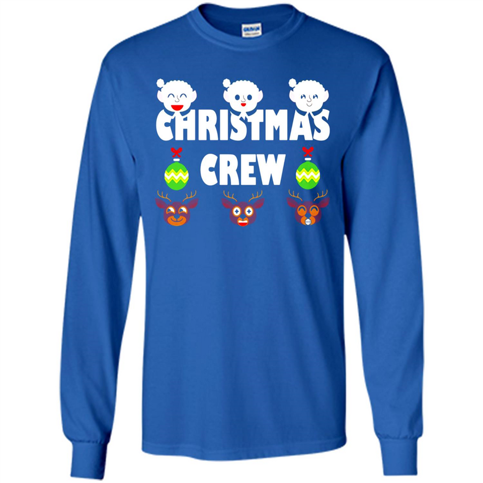 Christmas Crew Gifts Santa Elves Reindeer - Long Sleeve T-Shirt