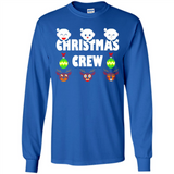 Christmas Crew Gifts Santa Elves Reindeer - Long Sleeve T-Shirt