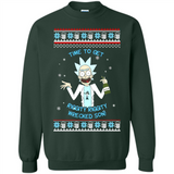 Rick and Morty Time to get Riggity Riggity Wrecked Son Christmas sweater - Sweatshirt