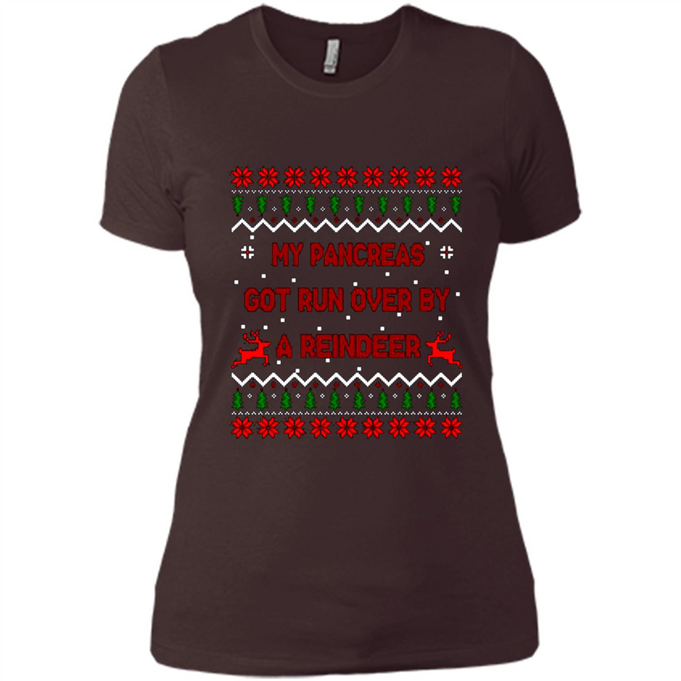 My Pancreas Got Run Over By A Reindeer Diabetes Christmas sweater PINGPONG