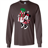 Disney Minnie Mouse Christmas Gift Sweatshirt - Long Sleeve T-Shirt