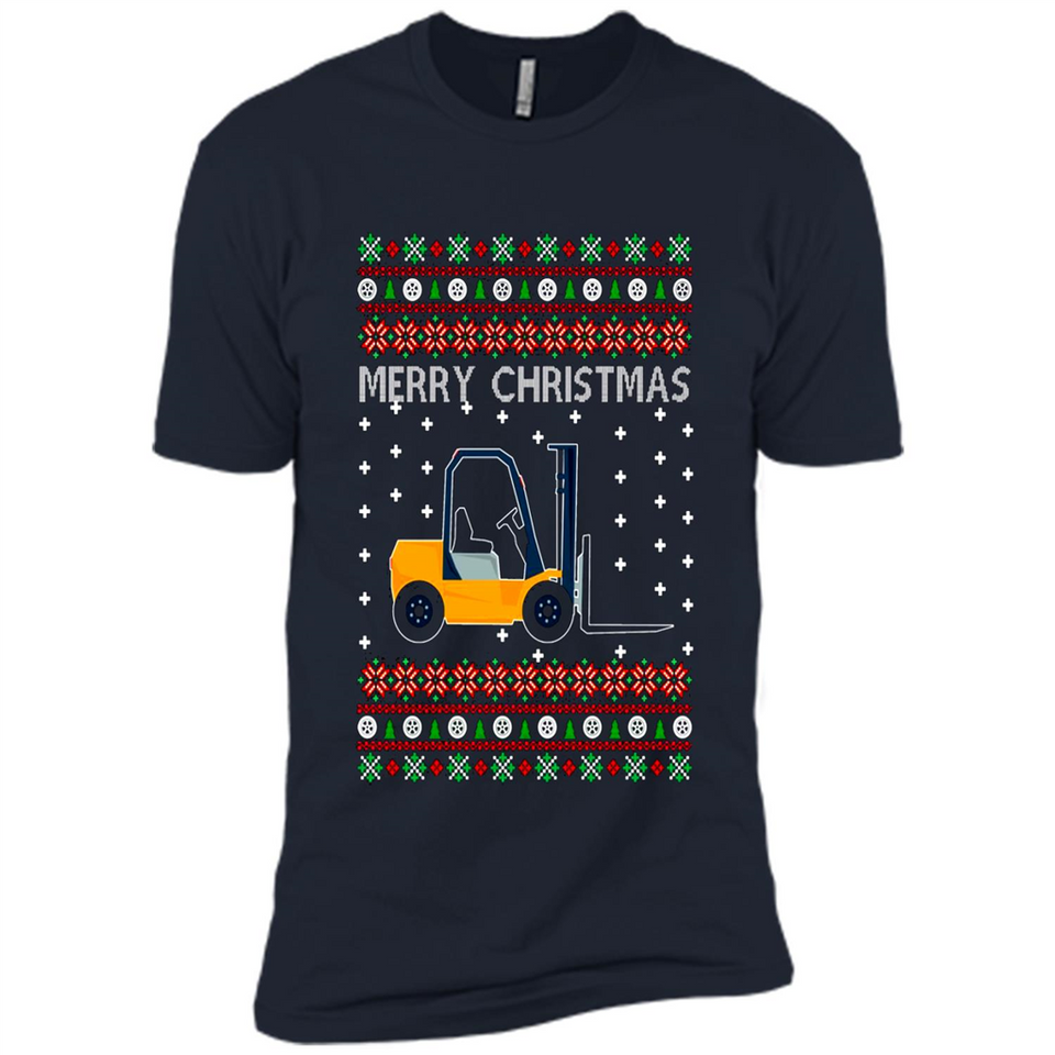 Merry Christmas Forklift ugly sweatshirt PINGPONG