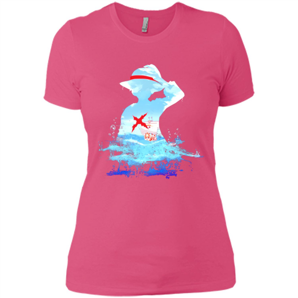 Luffy sea 2 - Ladies' Boyfriend T-Shirt