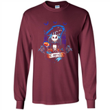 Carolina Panthers Halloween The Nightmare Before Christmas - Long Sleeve T-Shirt