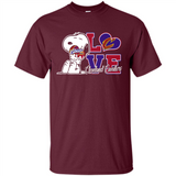 Snoopy loves NBA Cleveland Cavaliers - Shirt