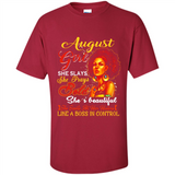 August Girl She Slays She Prays Beautiful Birthday PINGPONG