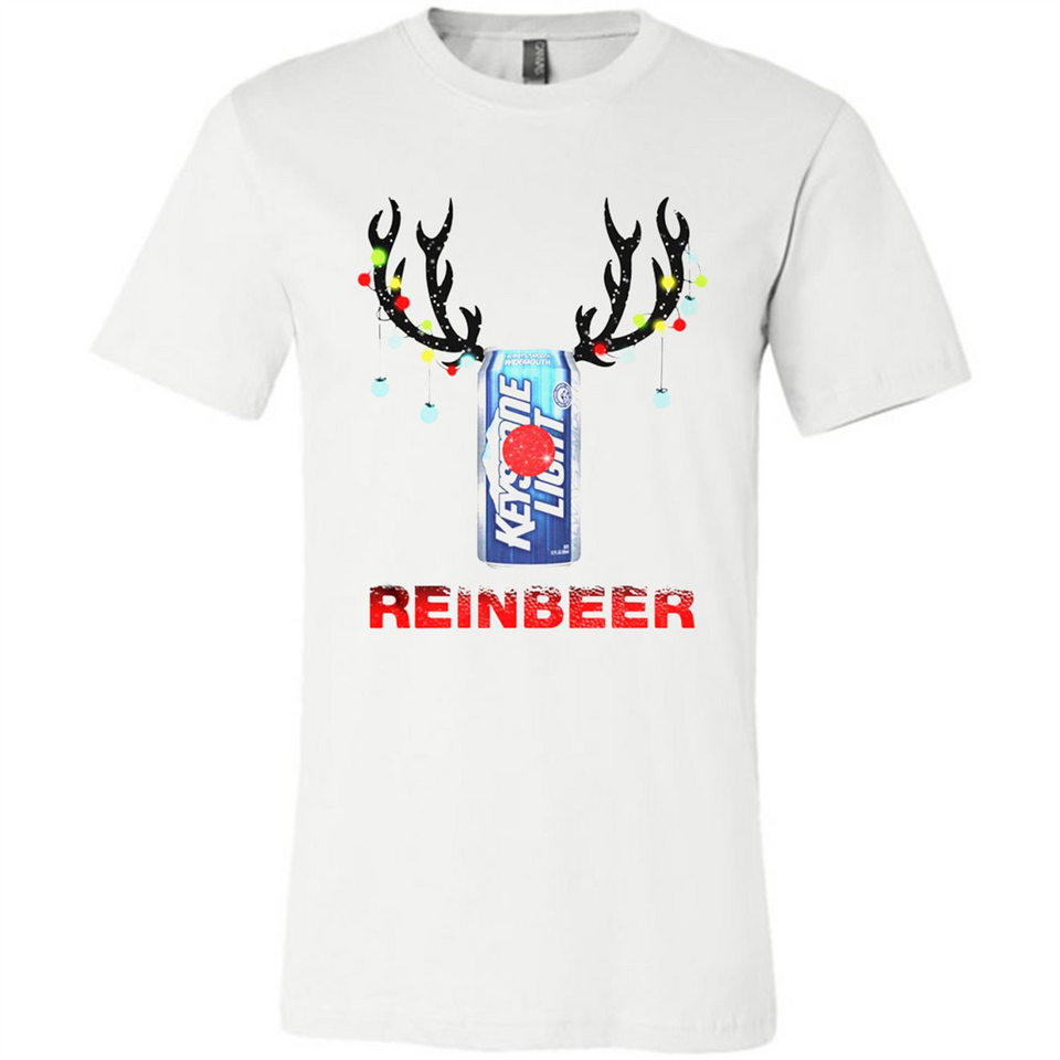 Keystone Light reinbeer Christmas - Canvas Unisex T-Shirt
