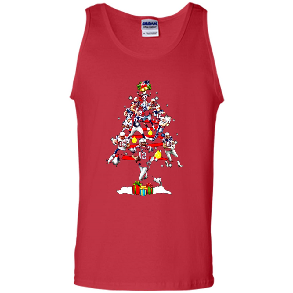 NEW ENGLAND PATRIOTS PLAYERS CHRISTMAS TREE PINGPONG