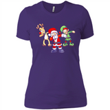 Dabbing Santa - Ladies' Boyfriend T-Shirt