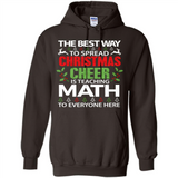 Math Teacher Christmas Shirt Christmas Cheer - Hoodie