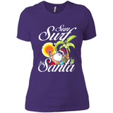 Sun Surf Santa - Ladies' Boyfriend T-Shirt