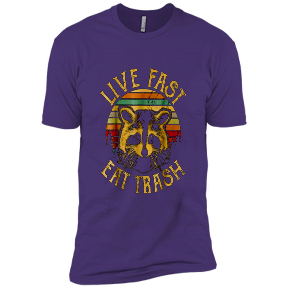 Live fast eat trash bear vintage camping PINGPONG