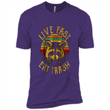 Live fast eat trash bear vintage camping PINGPONG