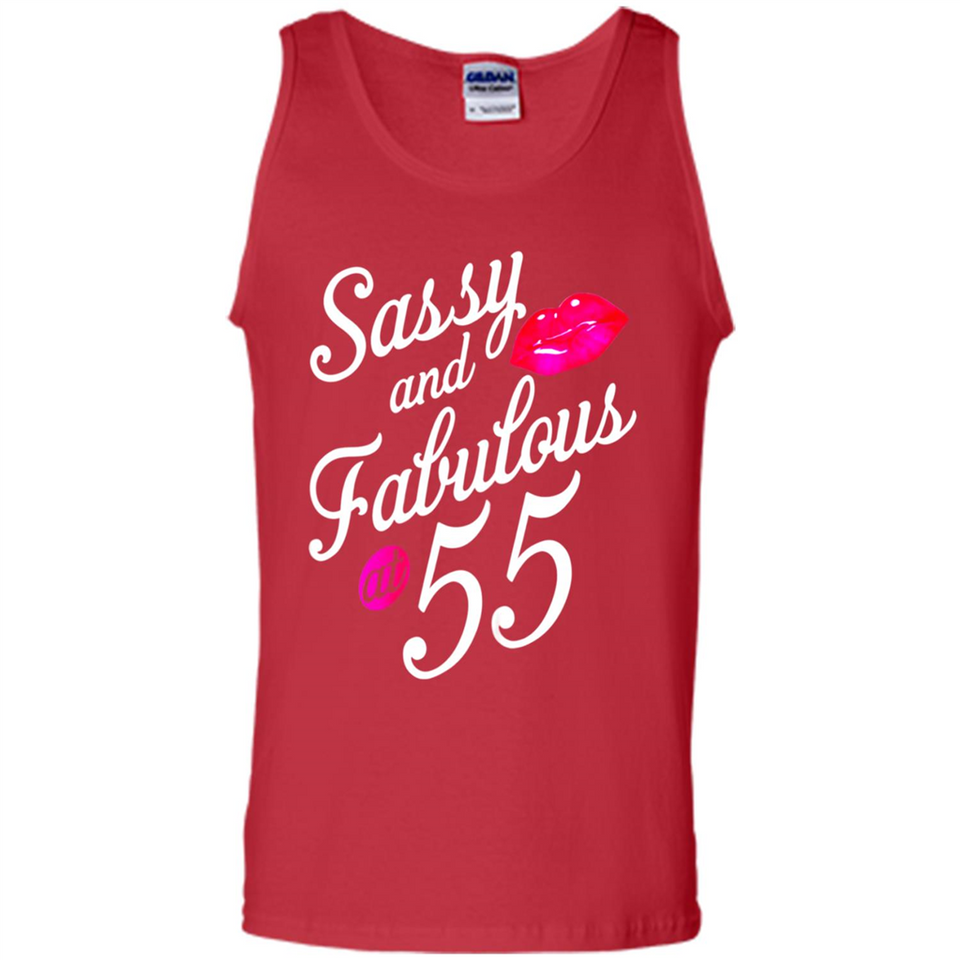 Sassy and Fabulous at 55 - 55th Birthday - Tank Top