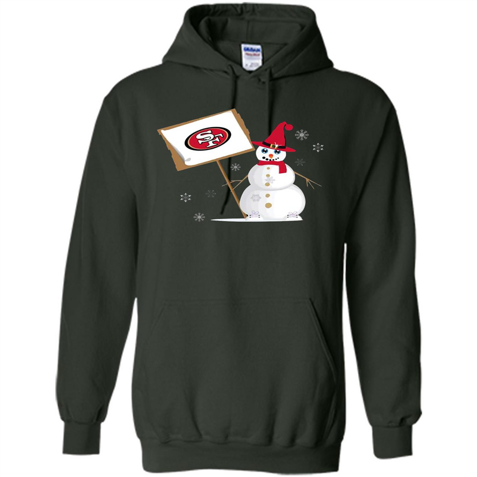 San Francisco 49ers Snowman Funny