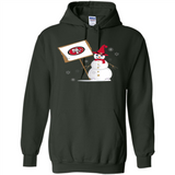 San Francisco 49ers Snowman Funny