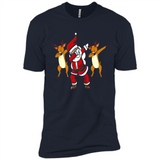 Dabbing Santa - Funny Santa Claus Christmas Dab - Premium Short Sleeve T-Shirt