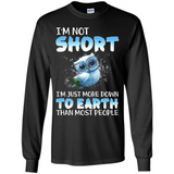The owl I'm not short I just more down to Earth than most people - Long Sleeve T-Shirt