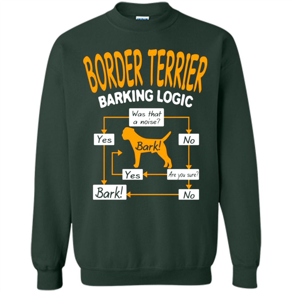 Border Terrier Barking Logic - Sweatshirt