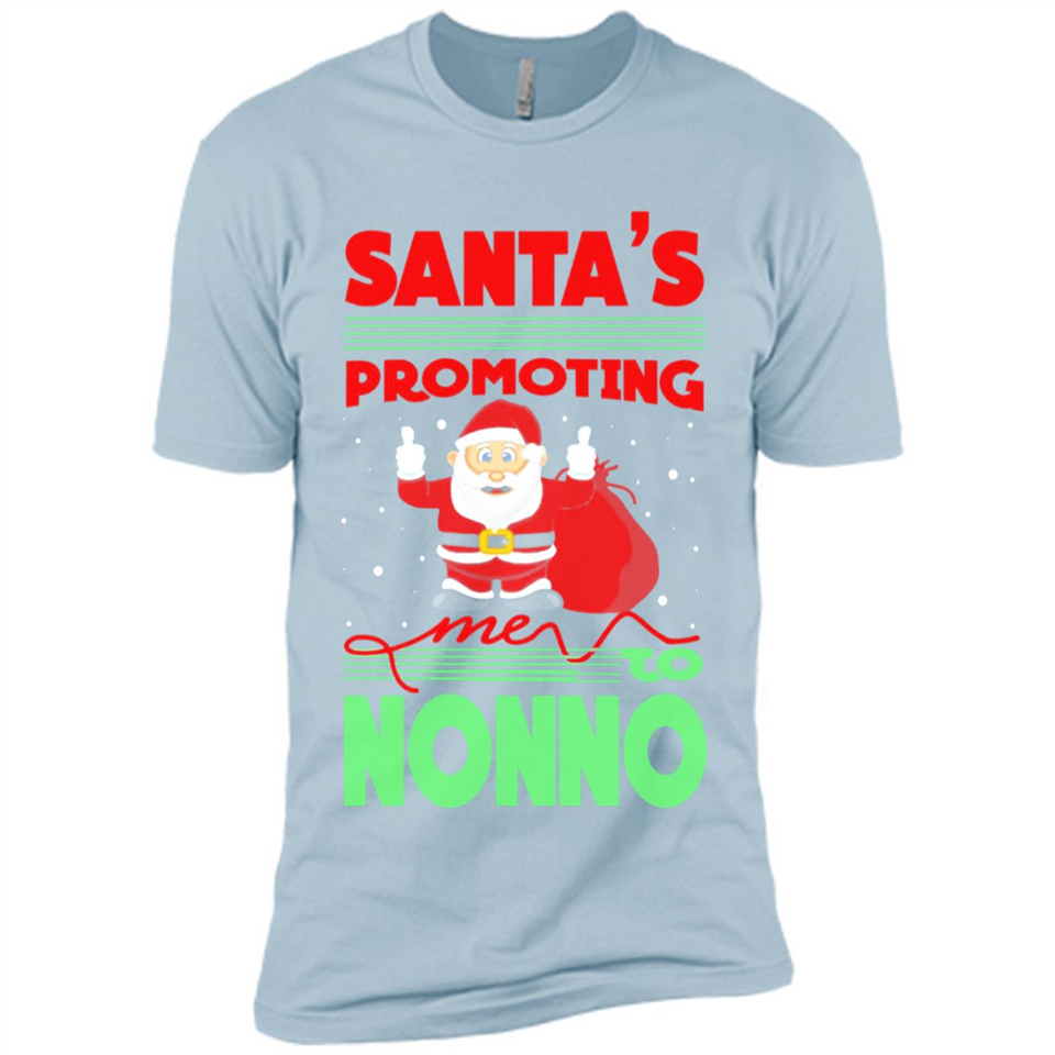 Santa's Promoting Me To Nonno - Premium Short Sleeve T-Shirt