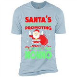 Santa's Promoting Me To Nonno - Premium Short Sleeve T-Shirt
