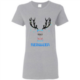 Busch Reinbeer Funny Beer Reindeer Christmas Sweatshirt - Ladies Short-Sleeve