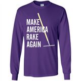 Make America Rake Again California Fires Paradise Youth T-Shirt PINGPONG - Long Sleeve T-Shirt