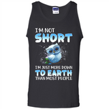 The owl I'm not short I just more down to Earth than most people - Tank Top