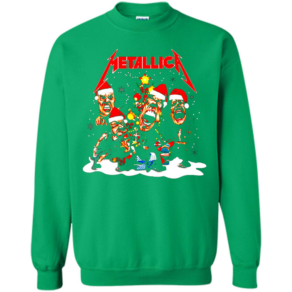 Metallica christmas sweatshirt hoodie long PINGPONG - Sweatshirt