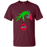 GRINCH HAND HOLDING CLEVELAND CAVALIERS GLITTER CHRISTMAS PINGPONG