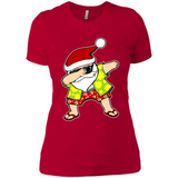 Dabbing Santa Christmas In July 1 - Ladies' Boyfriend T-Shirt