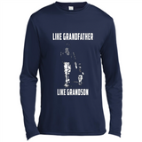 Chicago White Sox GrandFather Like GrandSon - Canvas Long Sleeve T-Shirt
