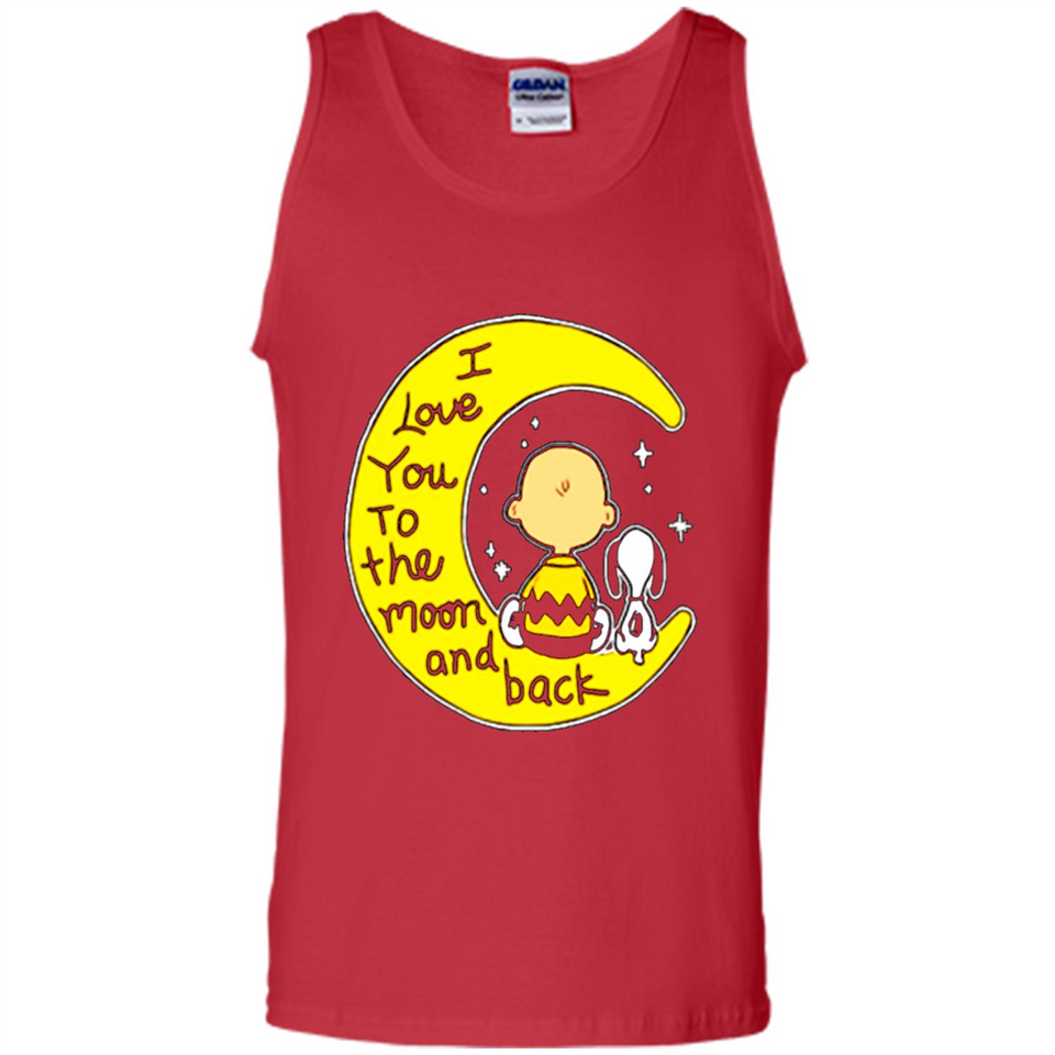 I LOVE YOU TO THE MOON AND BLACK CHARLIE BROWN AND SNOOPY