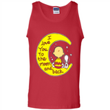 I LOVE YOU TO THE MOON AND BLACK CHARLIE BROWN AND SNOOPY