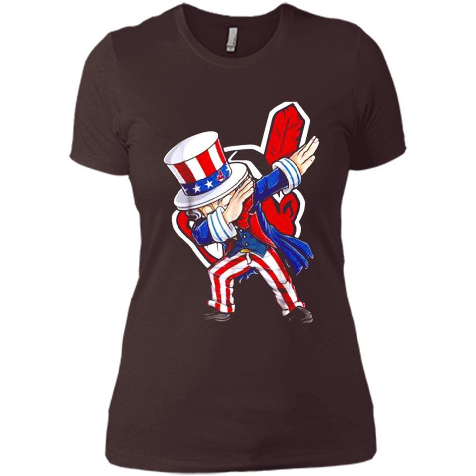 MLB CLEVELAND INDIANS UNCLE SAM DABBING INDEPENDENCE DAY