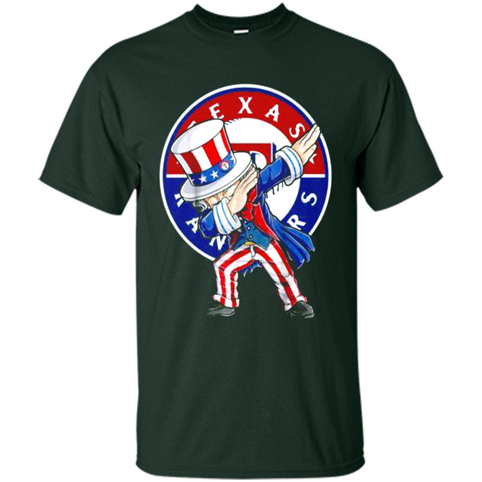 MLB TEXAS RANGERS UNCLE SAM DABBING INDEPENDENCE DAY