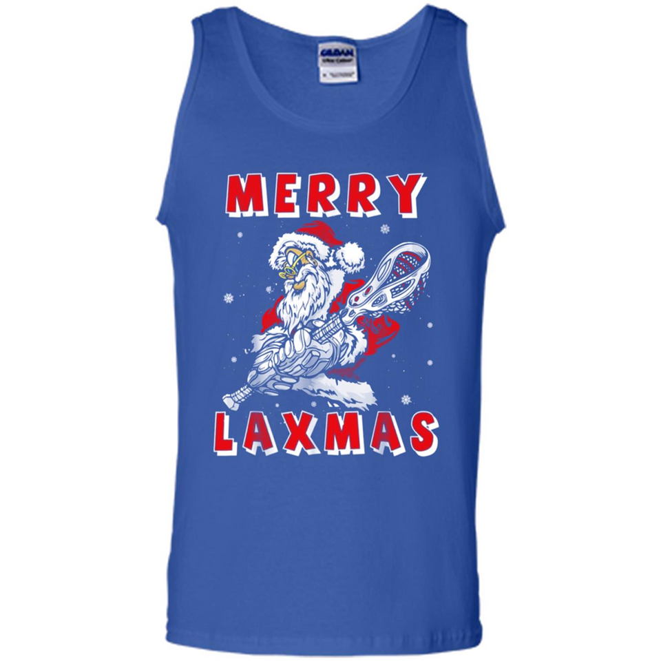 Lacrosse Merry Laxmas Santa - Tank Top
