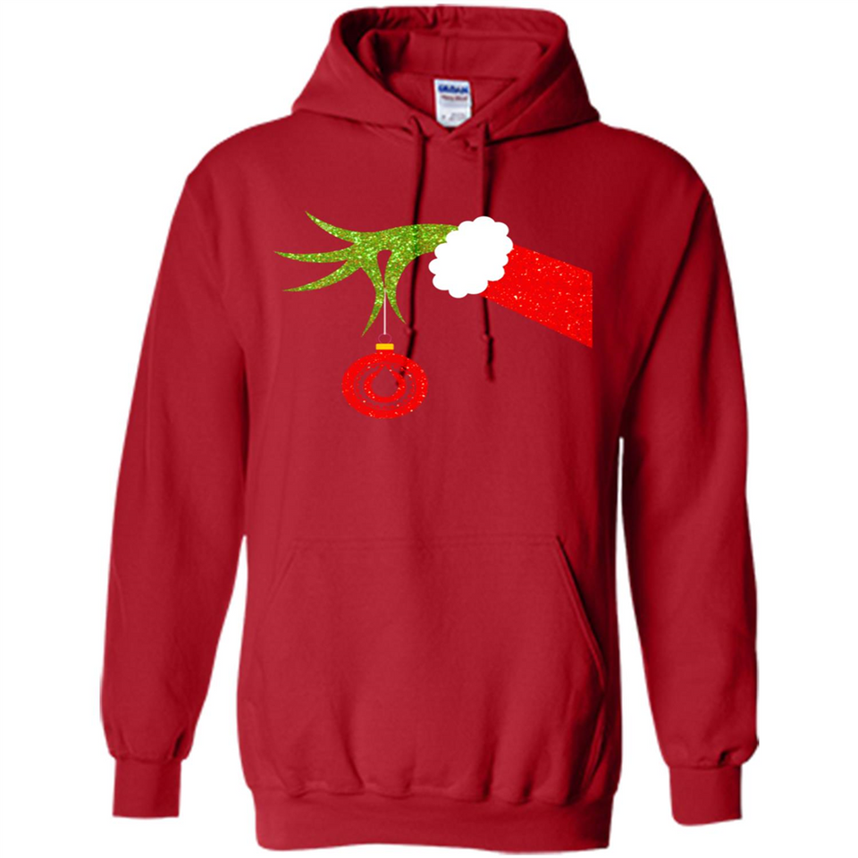 Funny Grinch Hand Holding Oiler Ornament Christmas PING PONG