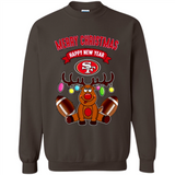 San Francisco 49ers NFL Reindeer Funny Merry Christmas And Happy New Year