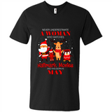 Never Underestimate A May Woman Watches Hallmark Movies Sweatshirt PINGPONG