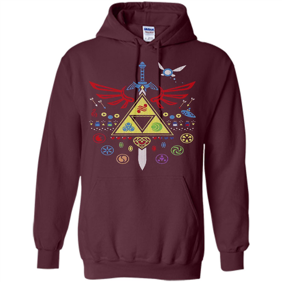 Song of Christmas Time the Legend of Zelda Ugly Sweater Perfect Christmas - Hoodie