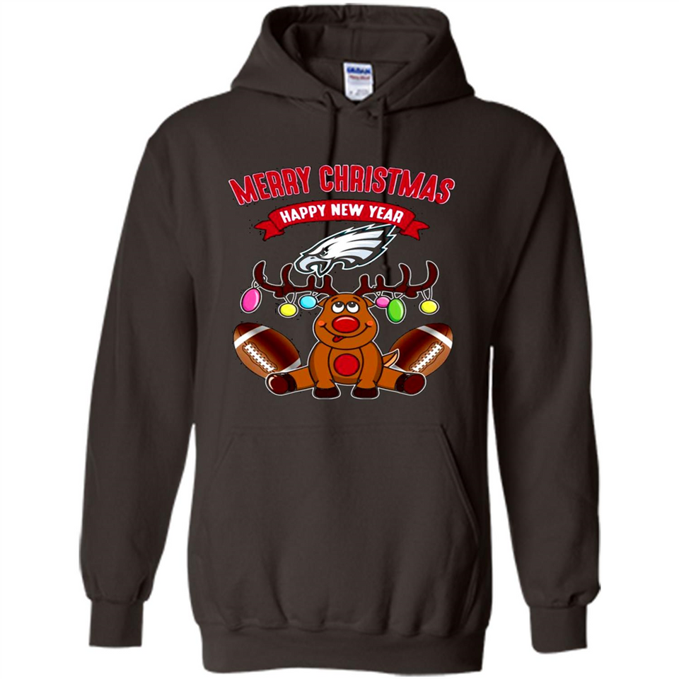 Philadelphia Eagles NFL Reindeer Funny Merry Christmas And Happy New Year