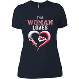This Woman love Chiefs NFL football team - Ladies' Boyfriend T-Shirt