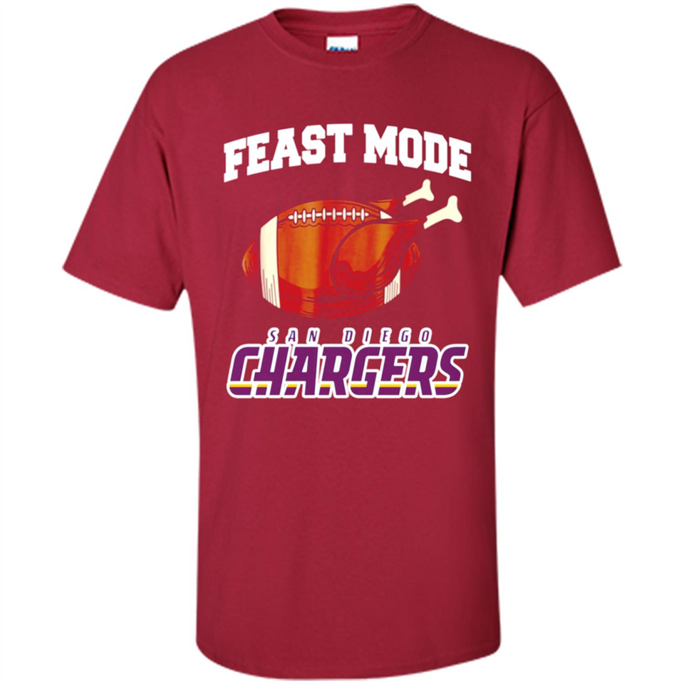 Feast Mode Chargers Shirt - San Diego Turkey Thanksgiving