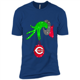 GRINCH HAND HOLDING CINCINNATI REDS GLITTER CHRISTMAS PINGPONG