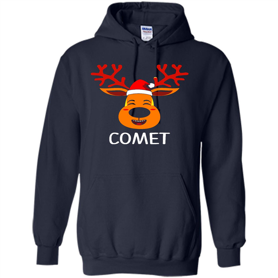 Comet Santa Claus Funny Xmas Holiday T-Shirt - Hoodie